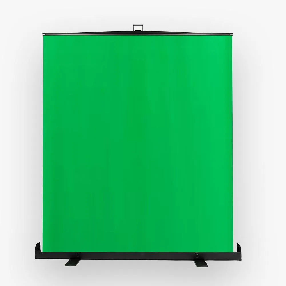 'Live Stream Master' Pull Up Chroma Key Green Screen Backdrop for Video (148cm x 190cm)