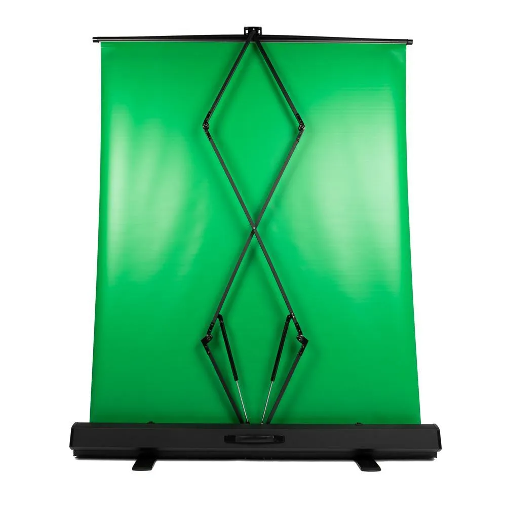 'Live Stream Master' Pull Up Chroma Key Green Screen Backdrop for Video (148cm x 190cm)