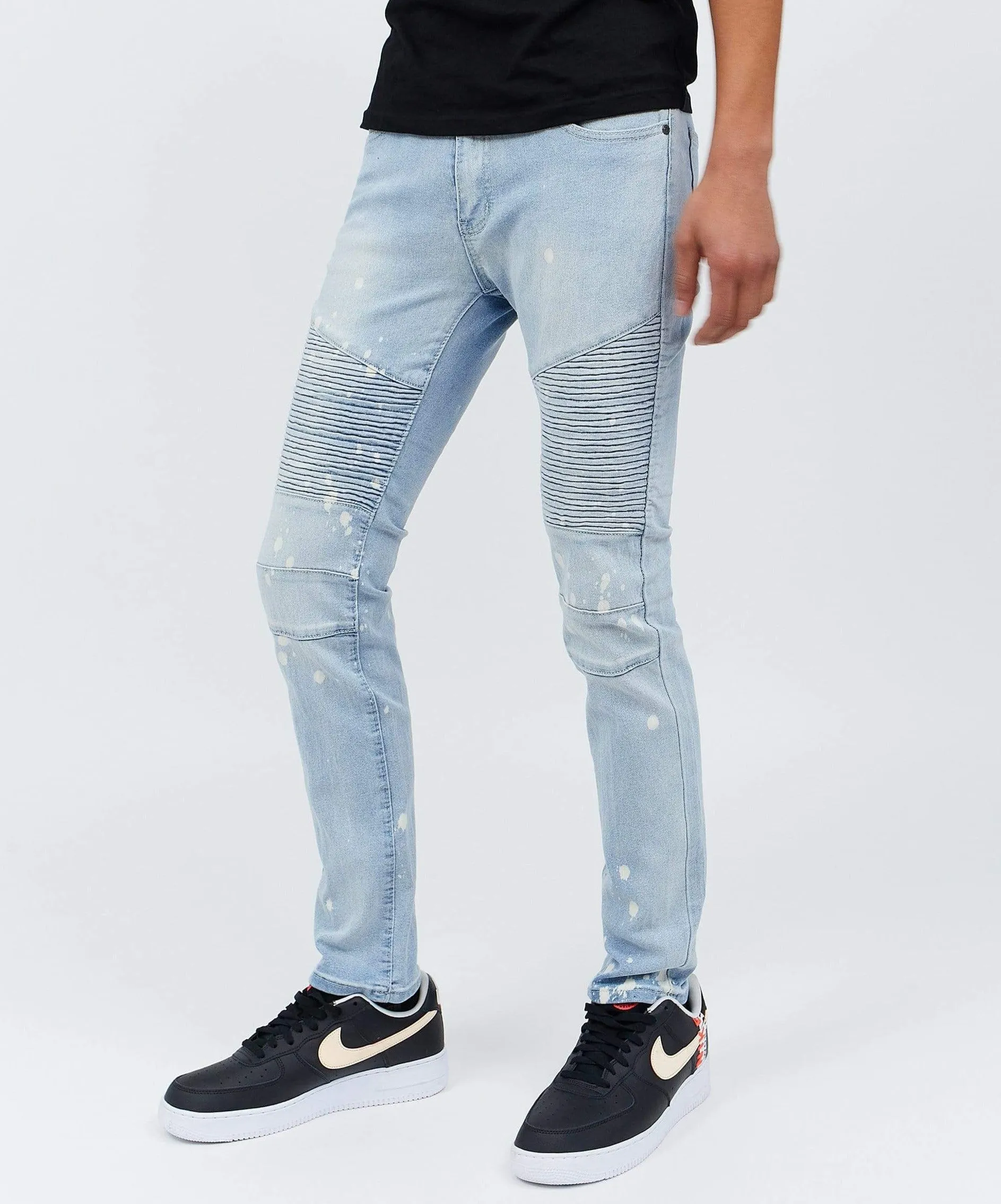 Melbourne Moto Paint Splatter Jeans