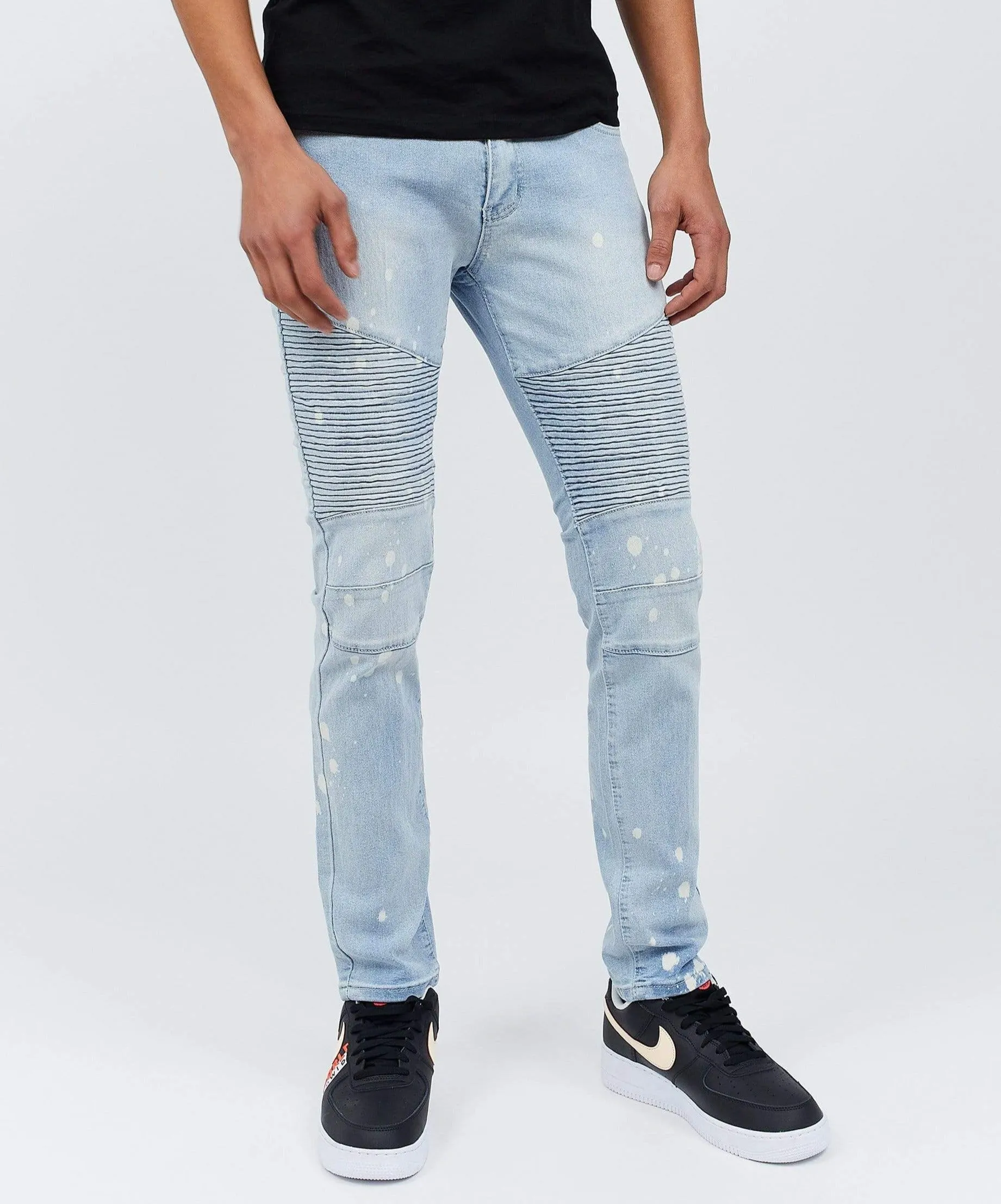 Melbourne Moto Paint Splatter Jeans