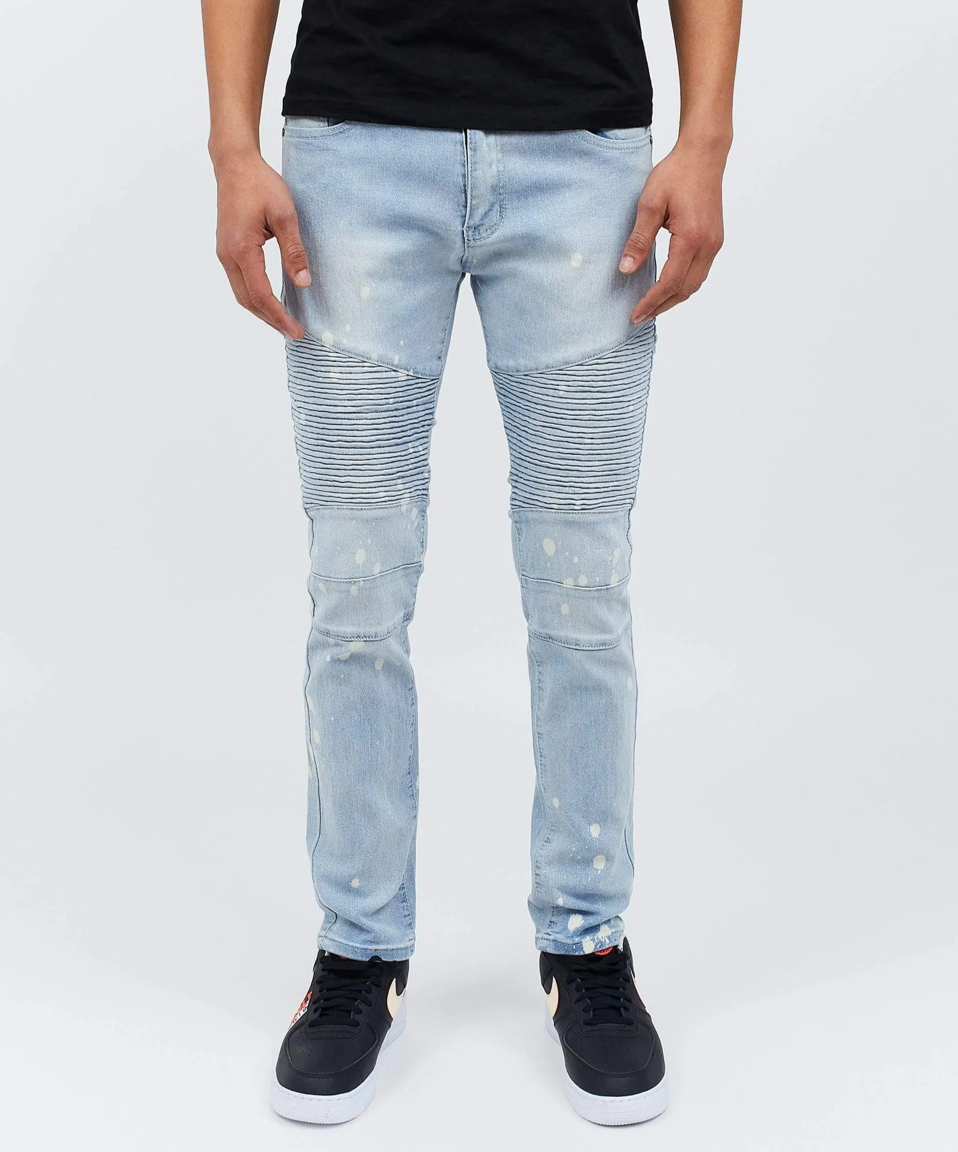 Melbourne Moto Paint Splatter Jeans