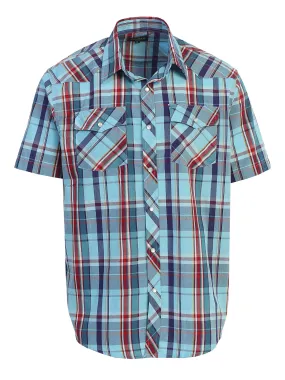 Men's Plaid Western Shirt, L