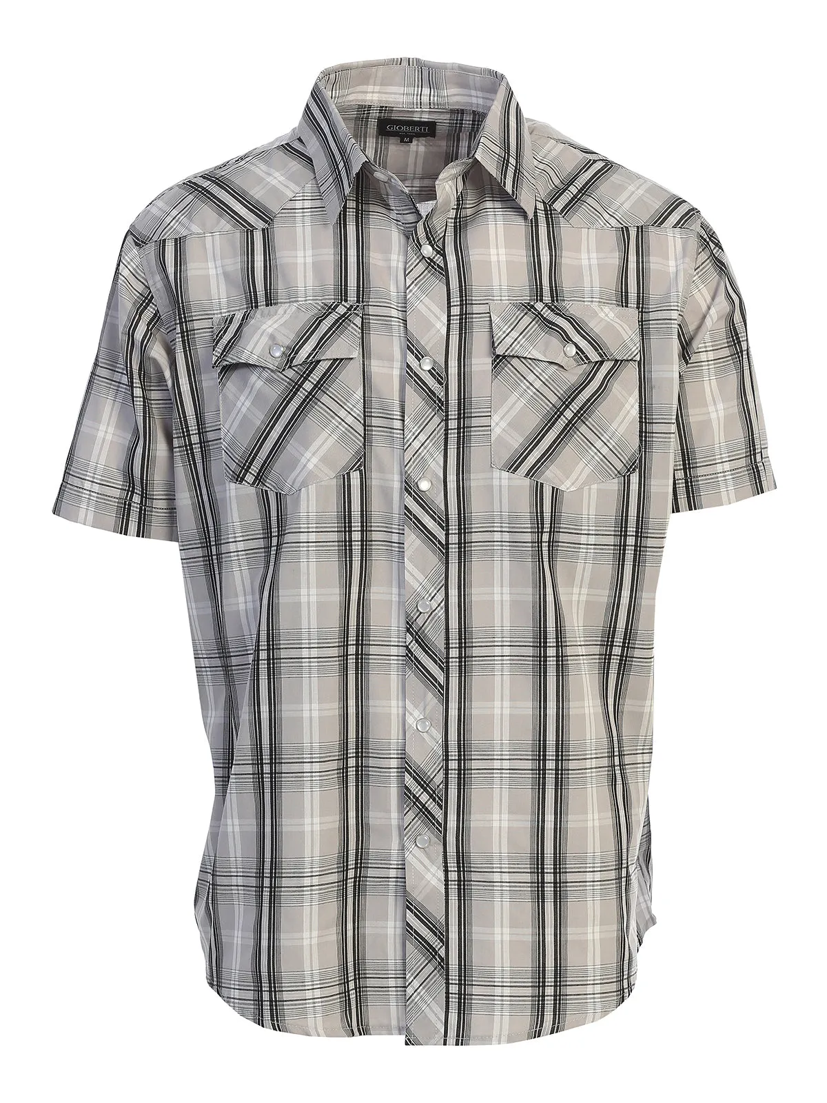 Men's Plaid Western Shirt, S