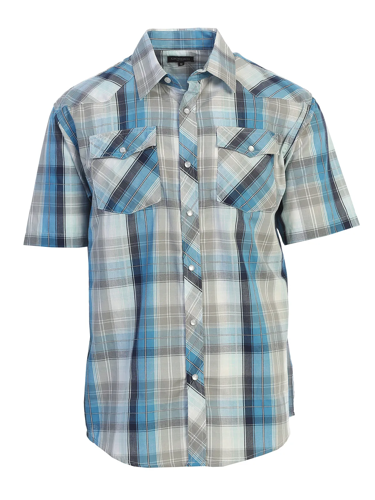 Men's Plaid Western Shirt, S