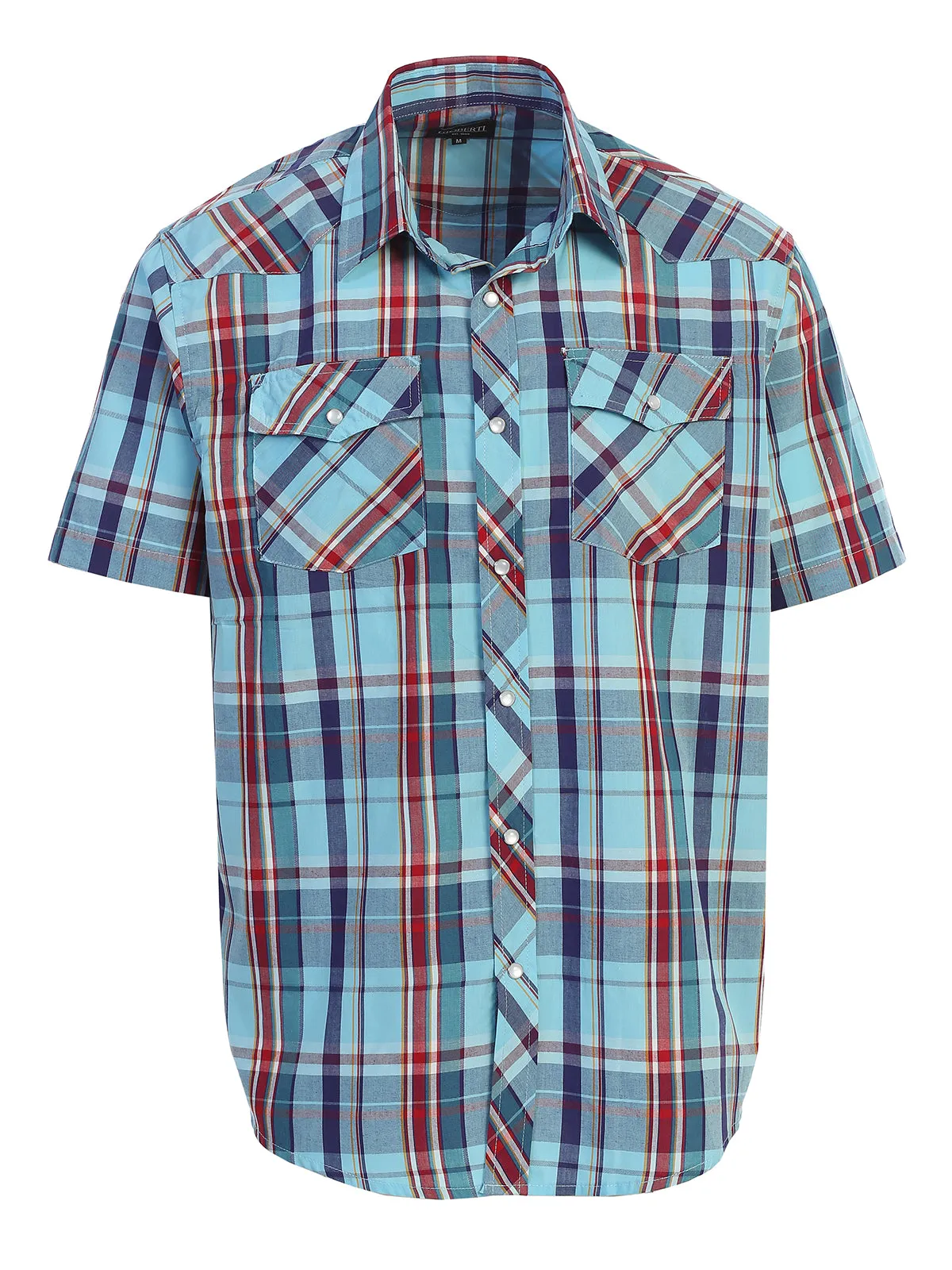 Men's Plaid Western Shirt, S