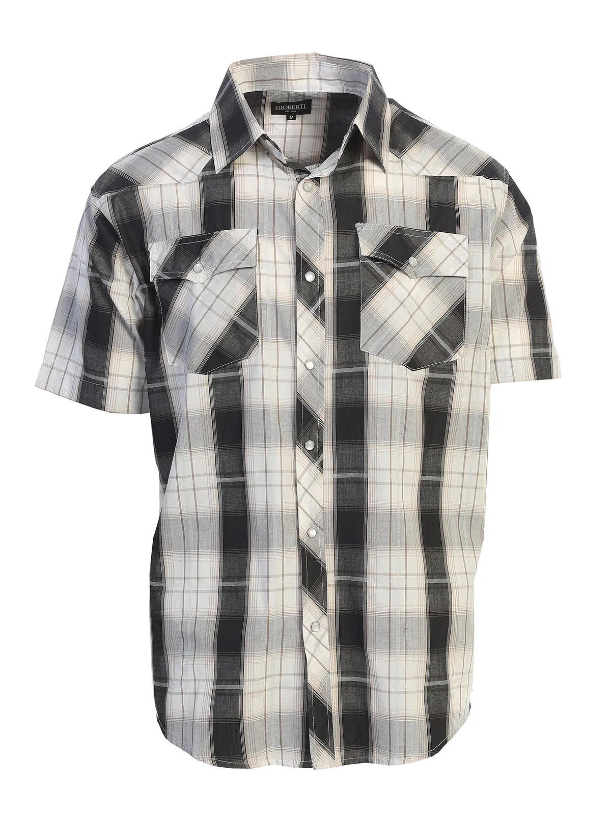 Men's Plaid Western Shirt, S