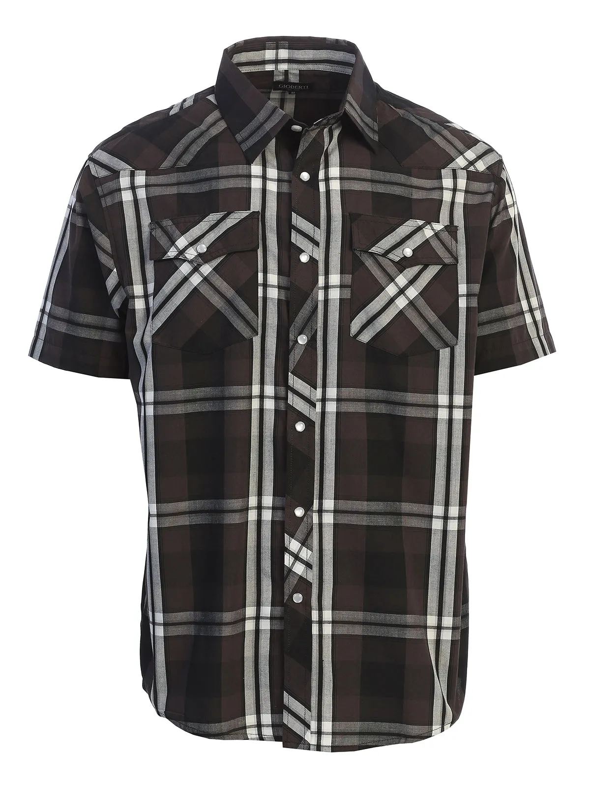 Men's Plaid Western Shirt, S