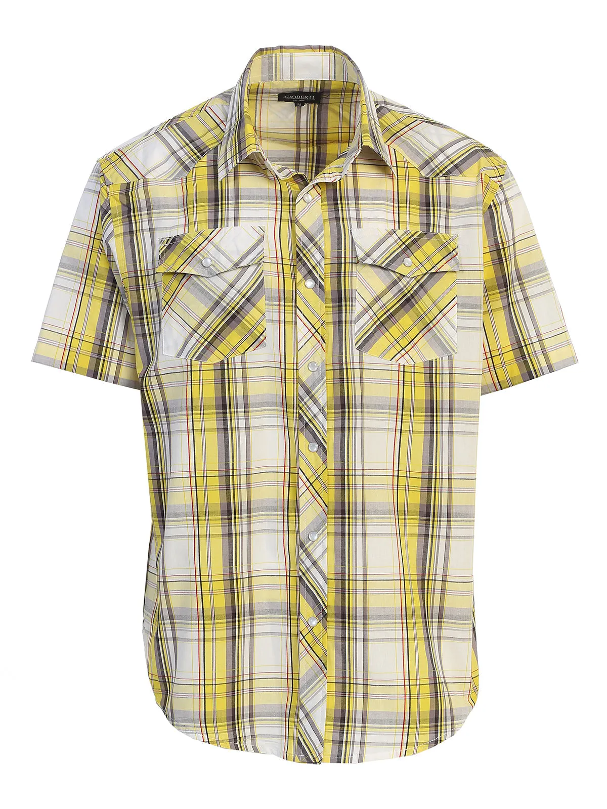 Men's Plaid Western Shirt, S