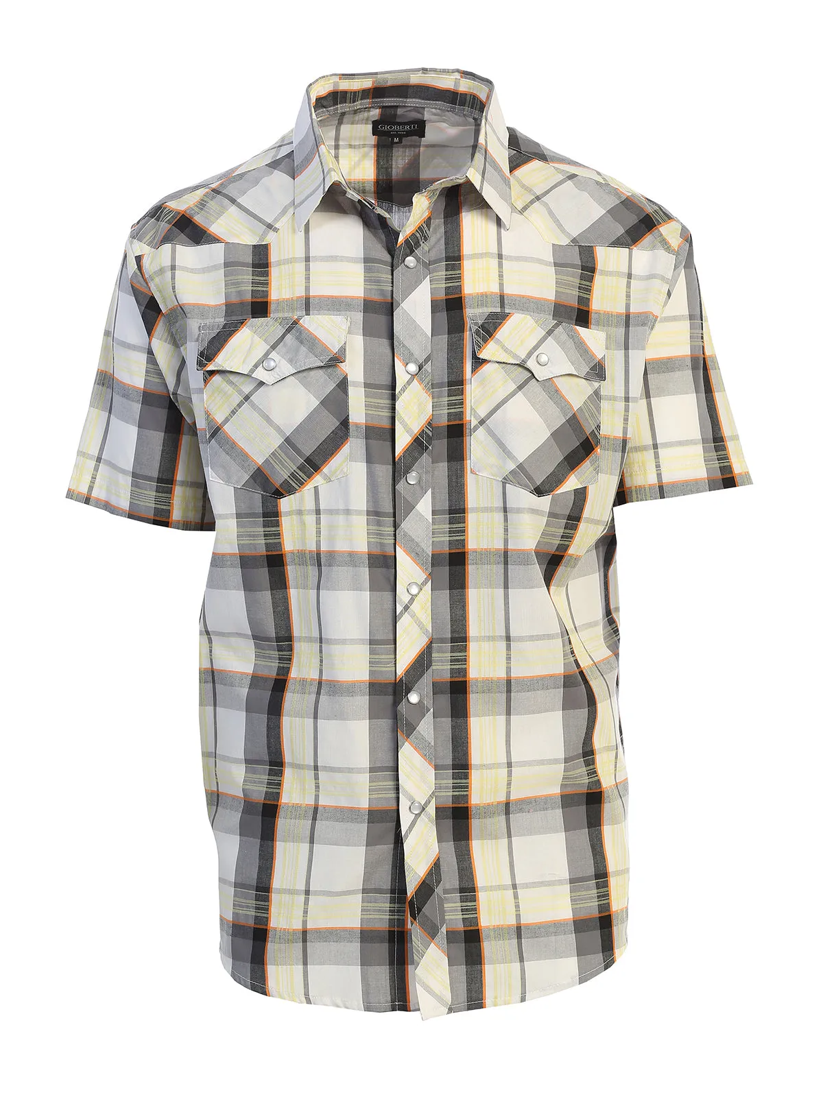 Men's Plaid Western Shirt, S