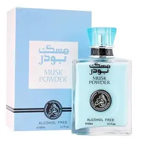 Musk Powder Non Alcoholic Perfume 100ml  For Men By Al Fakhr