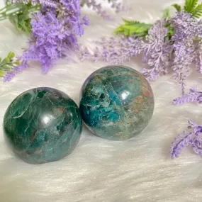 Natural Blue Apatite Sphere