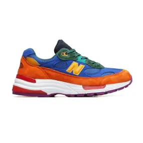 NEW BALANCE M992MC ORANGE WITH BLUE MEN MADE IN USA M992