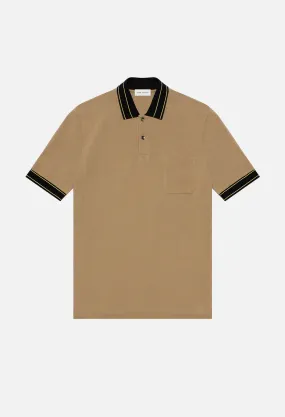 Nolan Polo / Beige X Black