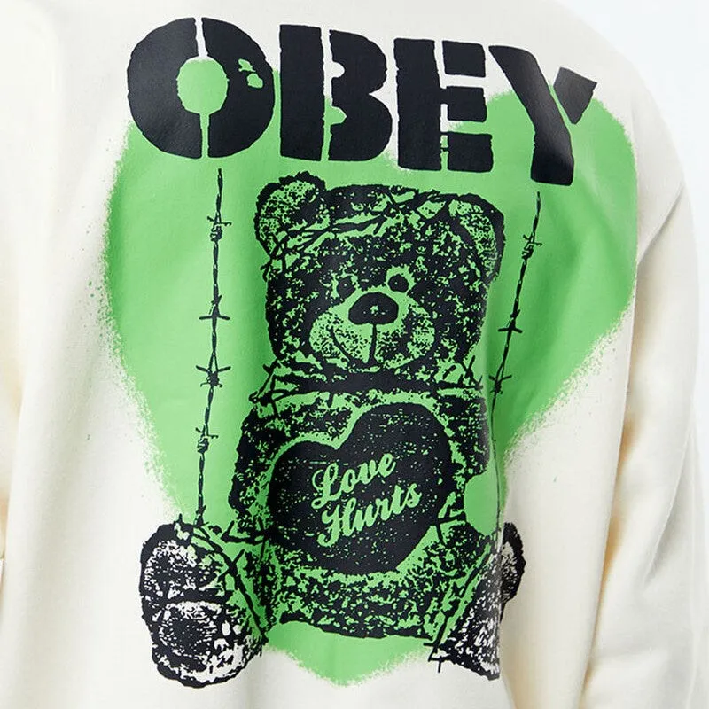 OBEY Love Hurts Crew Neck Sweatshirt