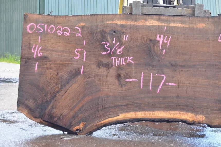 Oregon Black Walnut Slab 051022-02