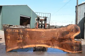 Oregon Black Walnut Slab 070522-04