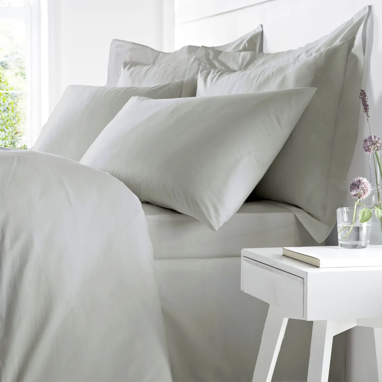 Oxford Pillowcase - Silver