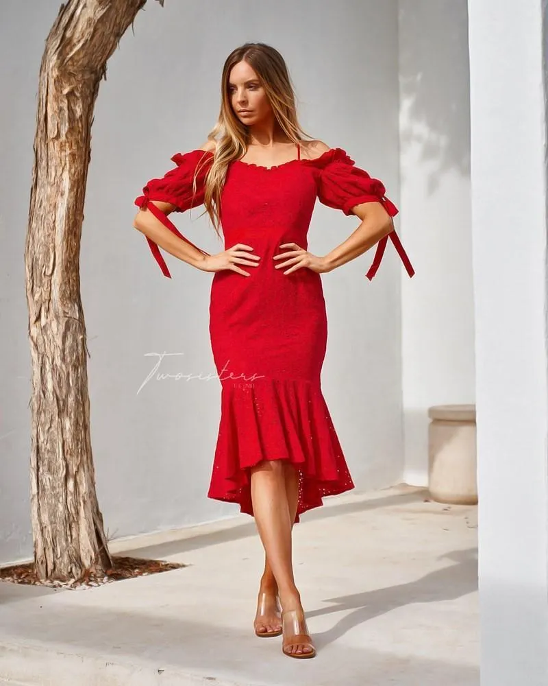 Parker Dress - Red