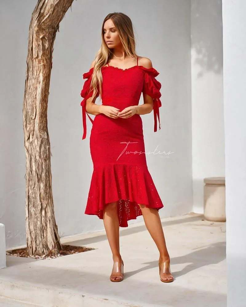 Parker Dress - Red