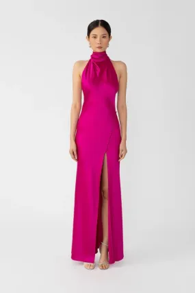 Penelope  Backless Satin Gown