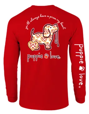 PIZZA MY HEART PUP, ADULT LS