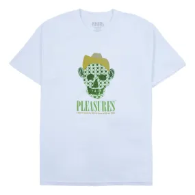 PLEASURES COWBOY T-SHIRT-WHITE