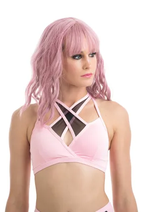 Poledancerka X-Front Top - Baby Pink