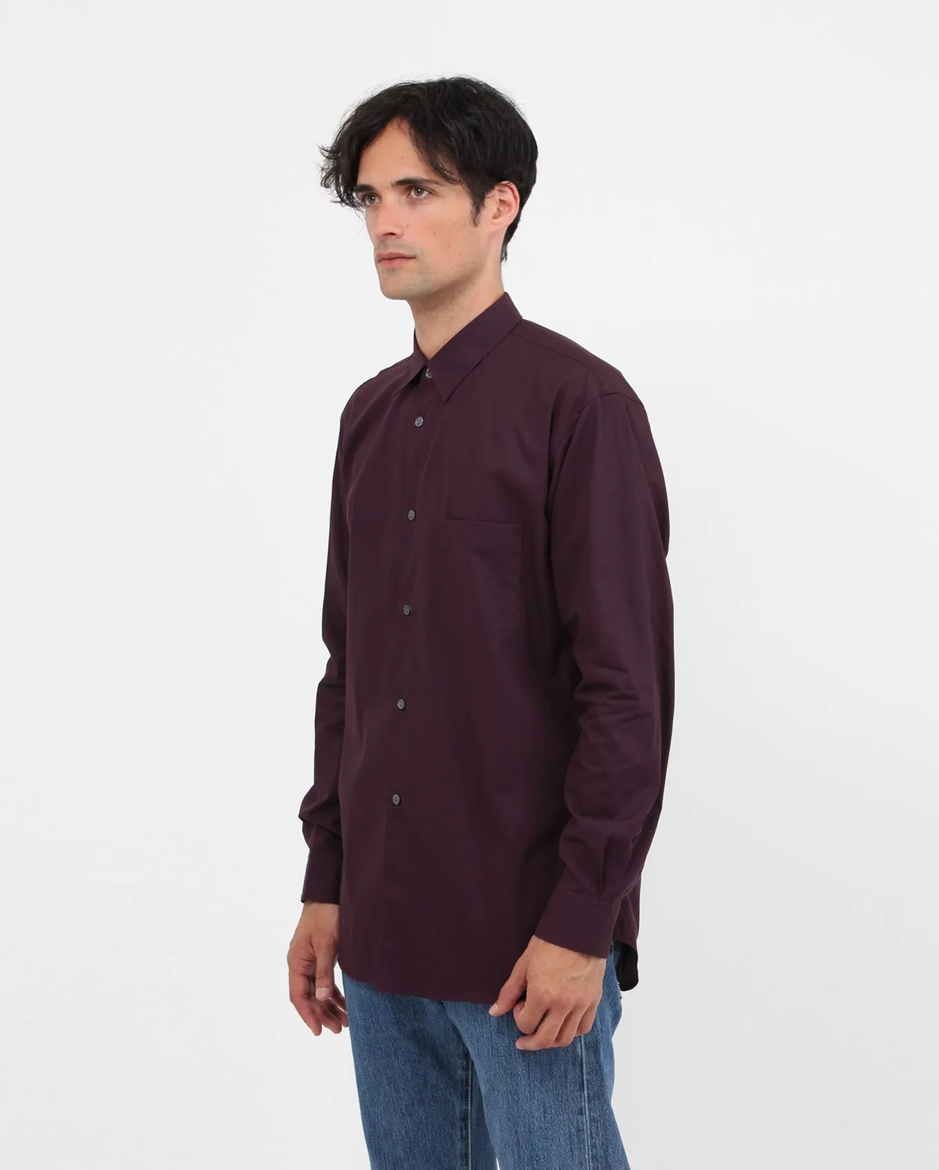 Regular Shirt S2PLA / burgundy