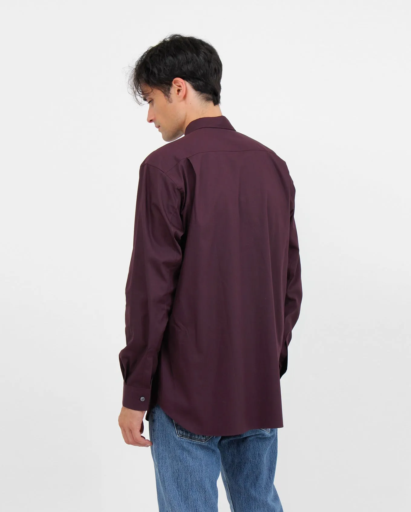 Regular Shirt S2PLA / burgundy