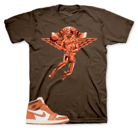 Retro 1 Starfish Shirt - Greatest - Brown