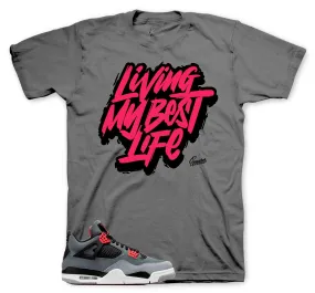 Retro 4 Infrared Living Life Shirt