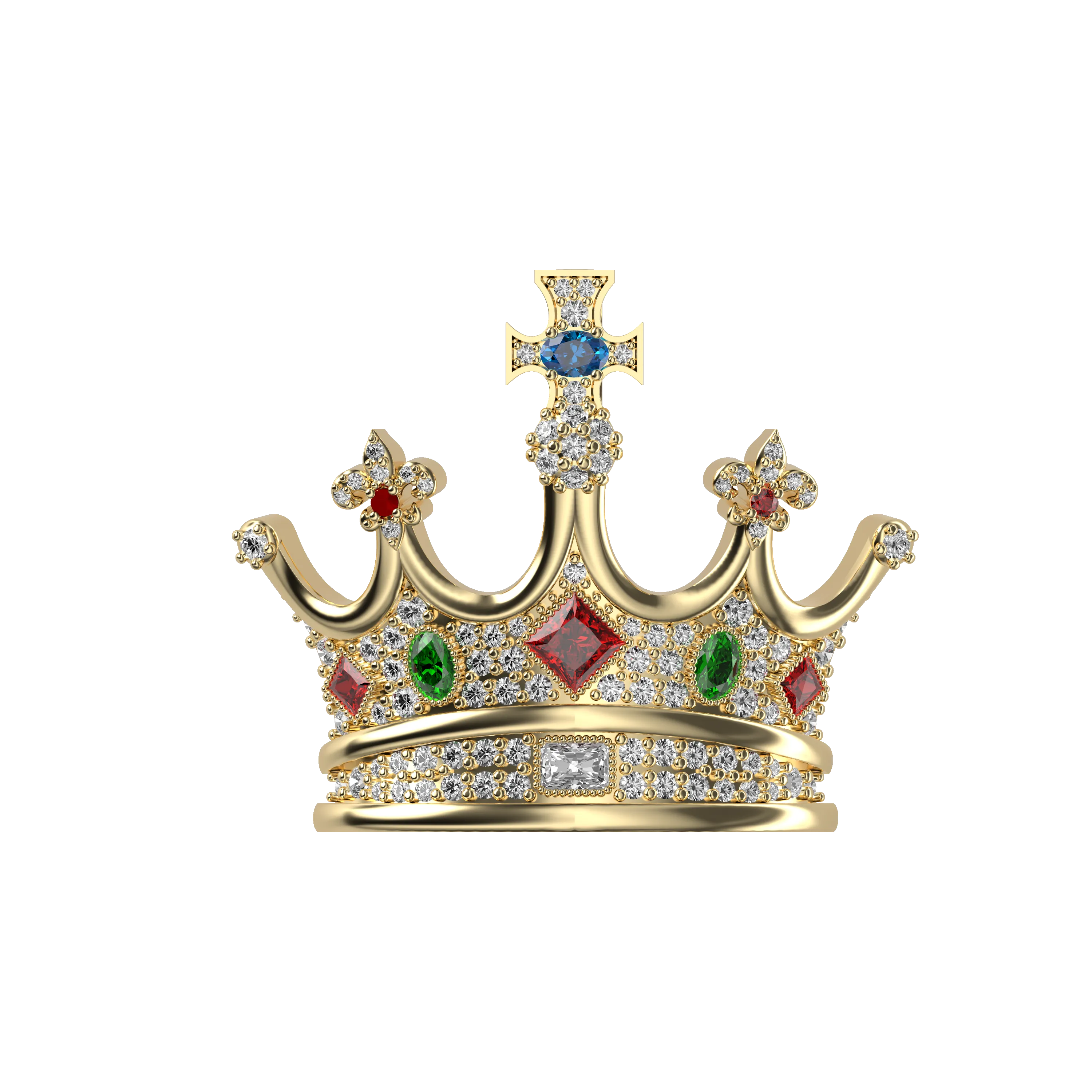 Retro Crown Pendant