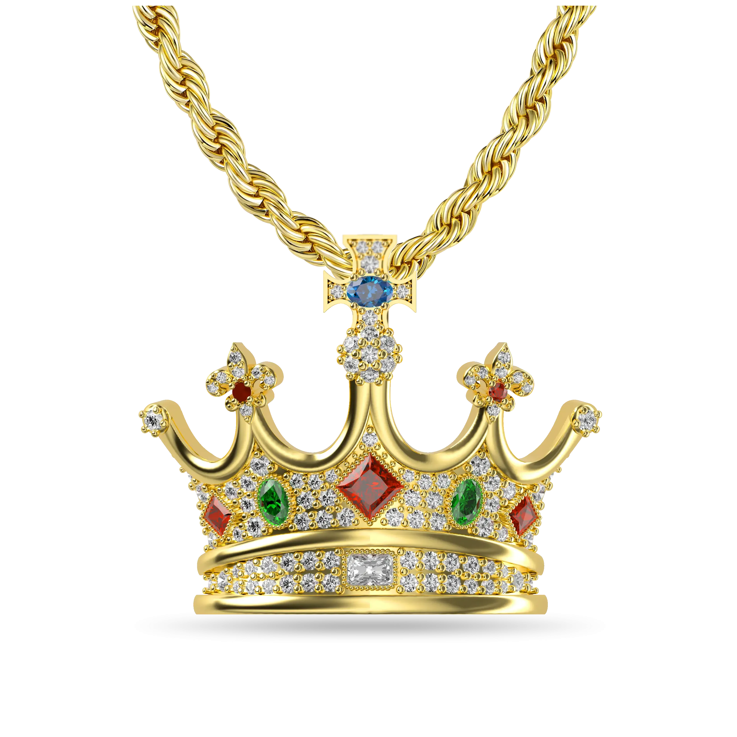 Retro Crown Pendant