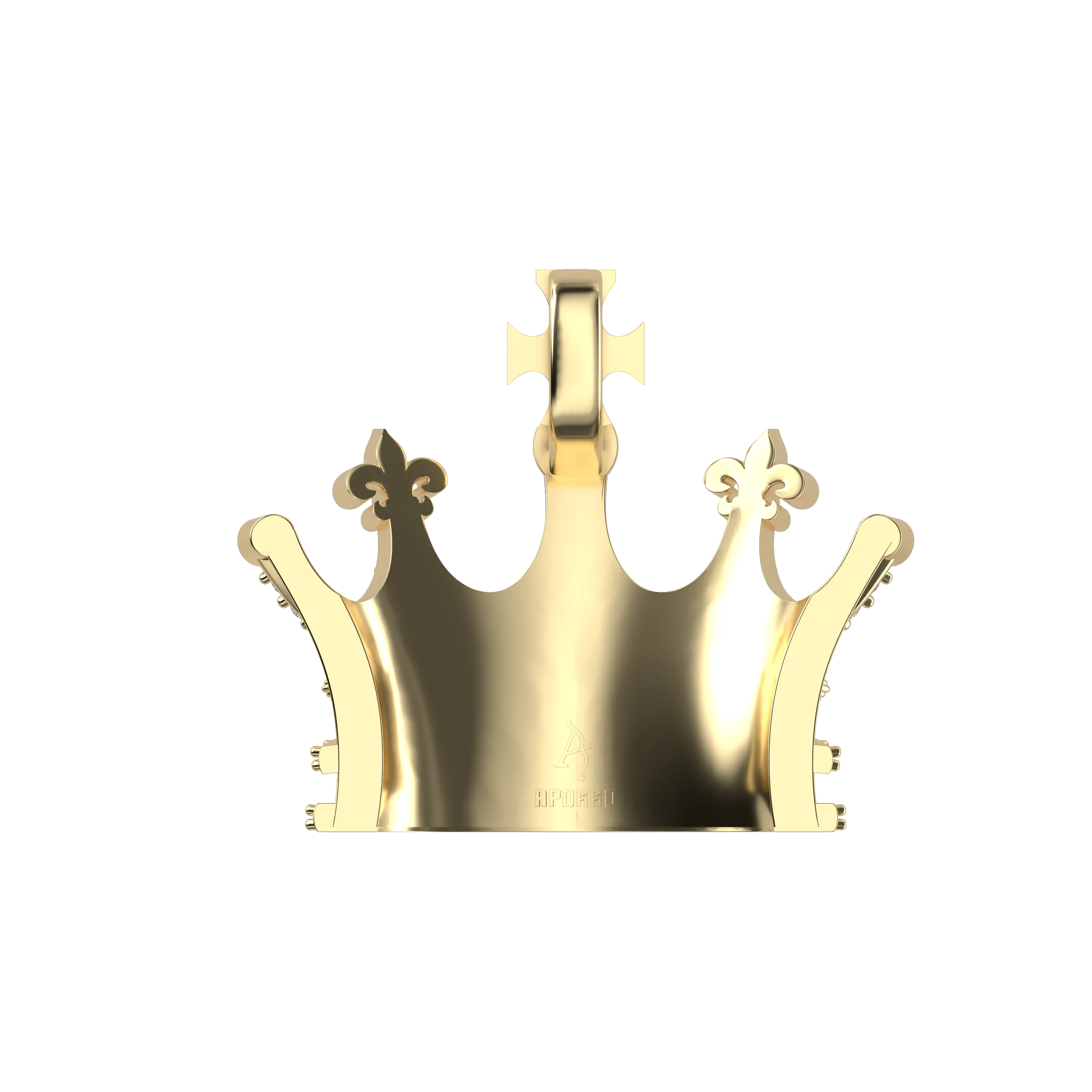 Retro Crown Pendant