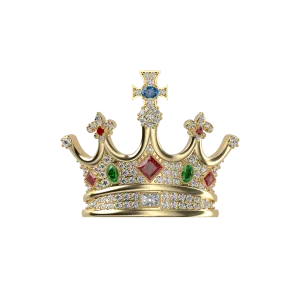 Retro Crown Pendant