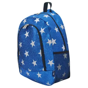 !SALE! Royal Blue Glitter Super Star NGIL Canvas Backpack