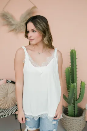 Serenity Lace Trim Top