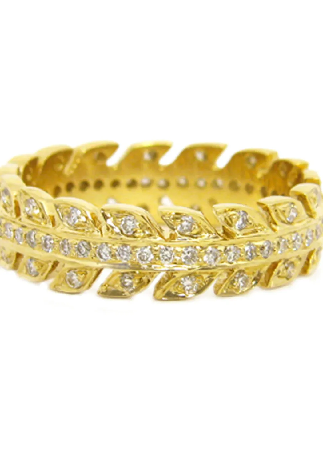 Sethi Couture Wreath 18KYG Diamond Eternity Band