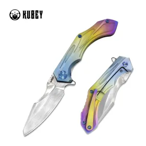 Shadow Crane Frame Lock Folding Knife Titanium Handle (3.9 Polished M390) KB220D