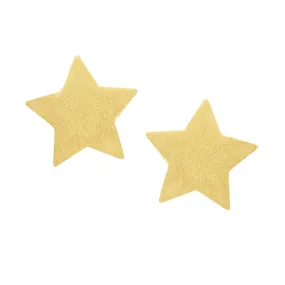 Sheila Fajl Lana Star Stud Earrings in Champagne Plated