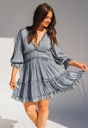 SIZE LARGE Vienna Ruffle Dress