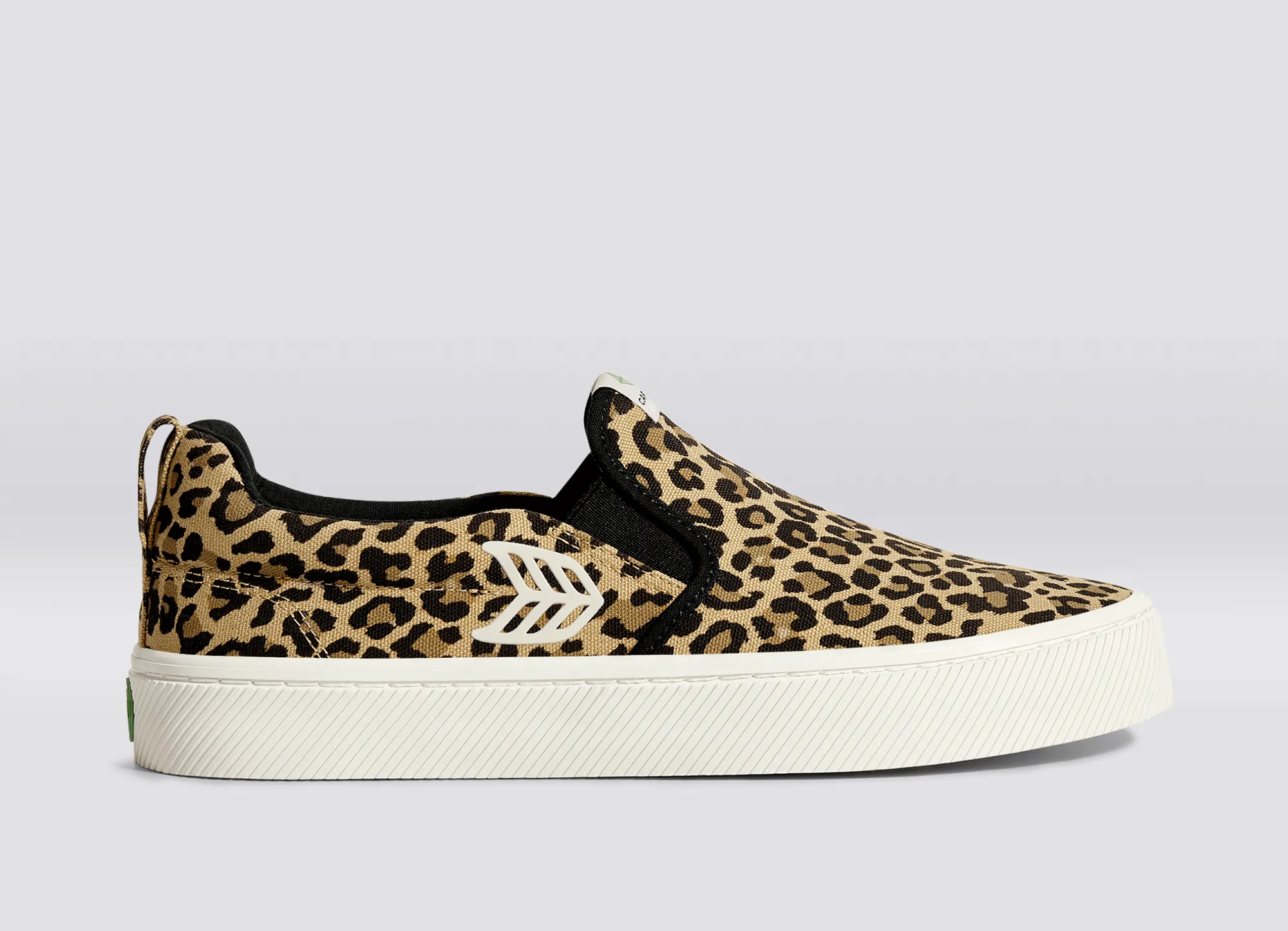 SLIP ON Leopard Print Canvas Sneaker Men