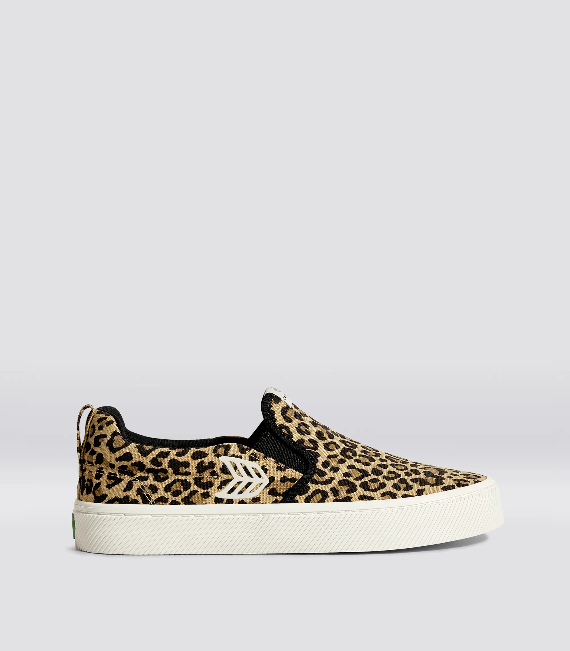 SLIP ON Leopard Print Canvas Sneaker Men