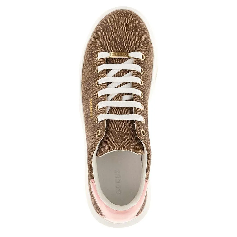 Sneakers Donna GUESS Colore Beige - Brown - Pink Linea Vibo