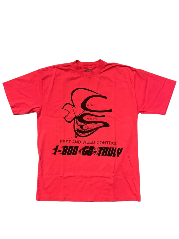 Sp5der Corp Tee Pink