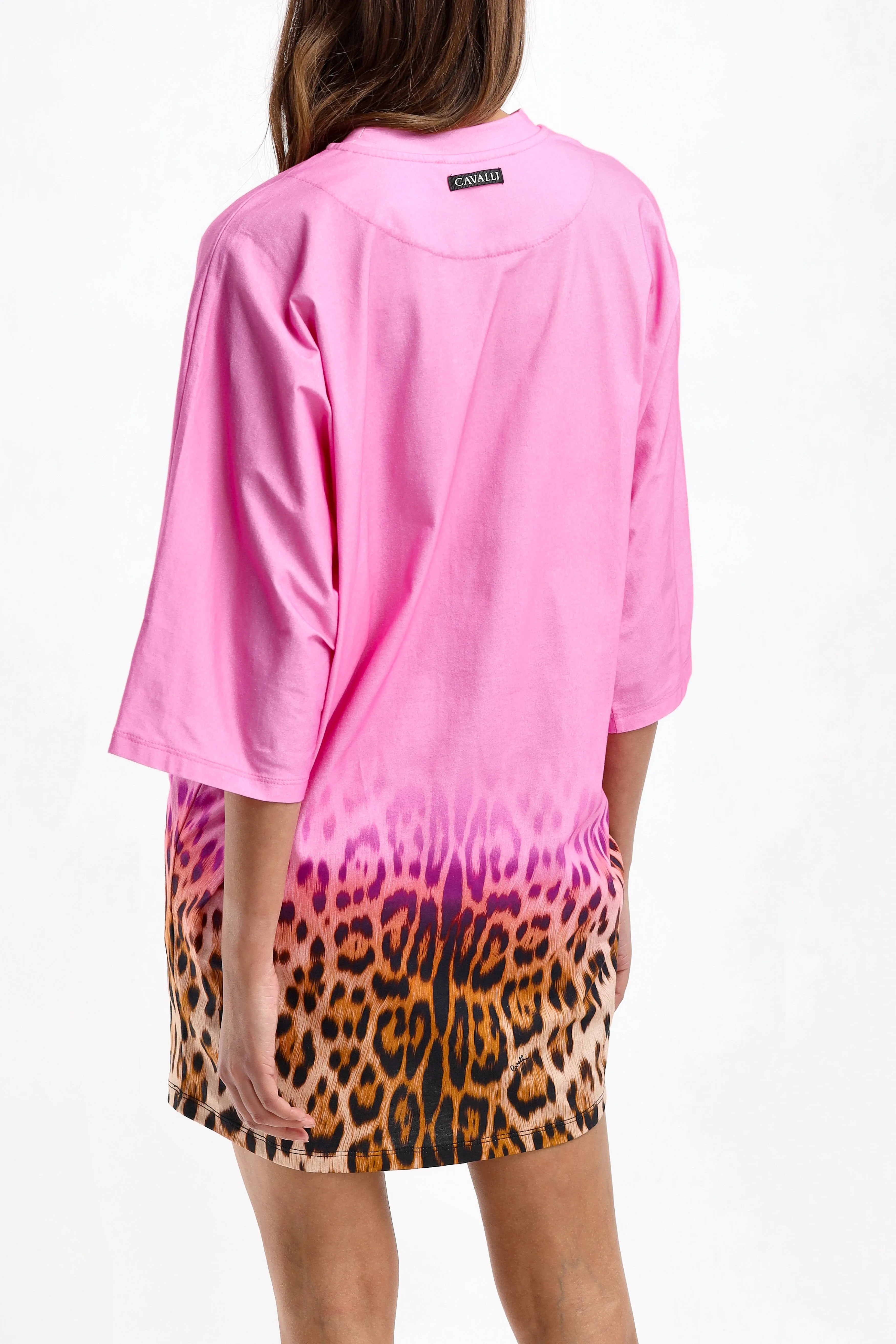 T-Shirt-Kleid Jaguar in Pink