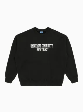 Universal Community Sweatshirt Black