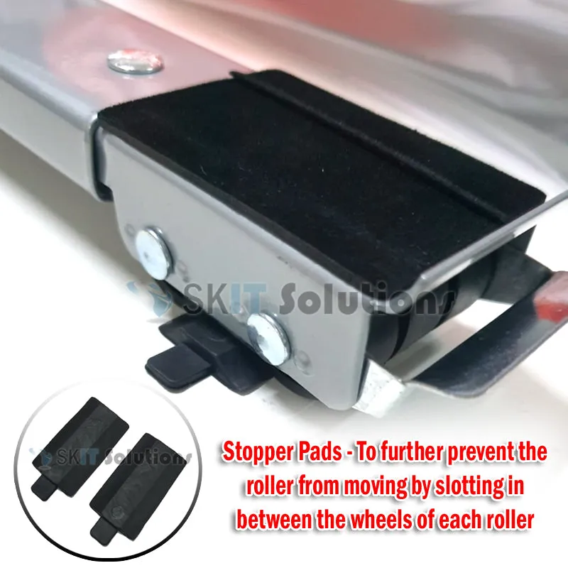 UPGRADED Fridge Washing Machine Dryer Dolly Roller Slider Furniture Moving Base Refrigerator Movable Bracket Stand Trolley Tool